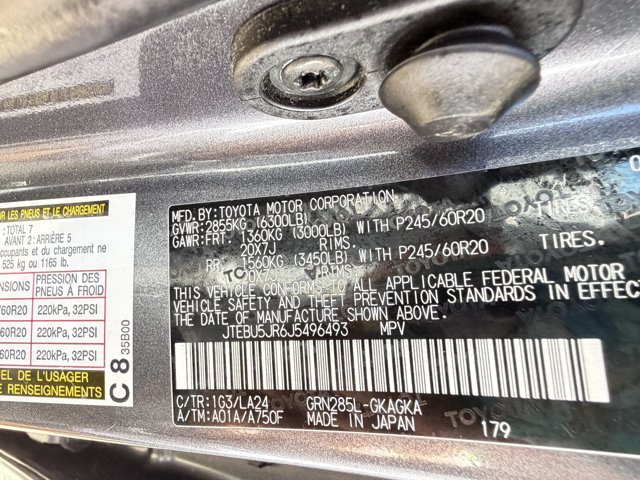 Certified 2018 Toyota 4Runner Limited AWD/4WD image 18