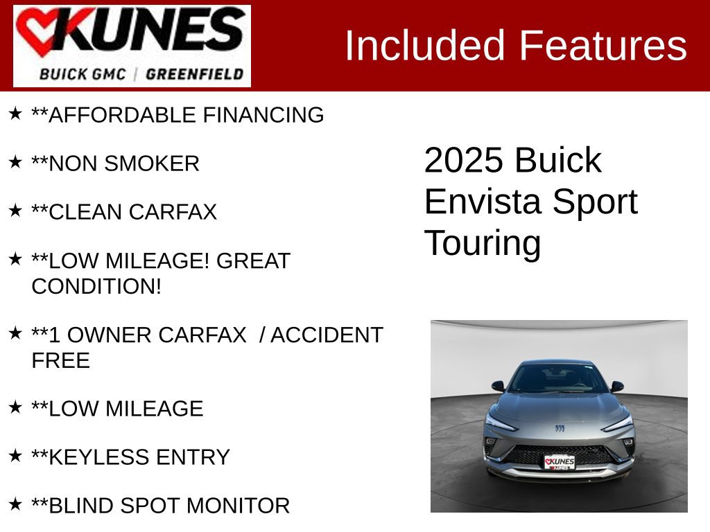 Used 2025 Buick Envista Sport Touring w/ Convenience I Package FWD image 3