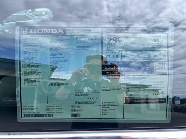 New 2026 Honda CR-V EX-L image 32