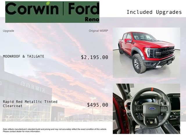 Certified 2023 Ford F150 Raptor image 3