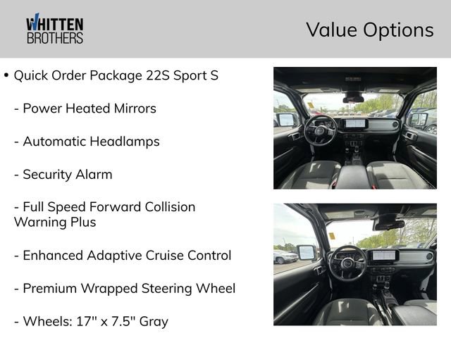 Used 2025 Jeep Wrangler Sport AWD/4WD image 8