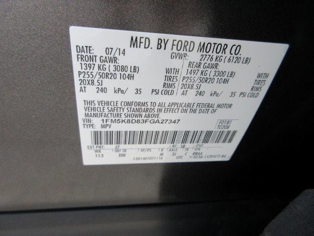 Used 2015 Ford Explorer XLT w/ Equipment Group 202A AWD/4WD image 41