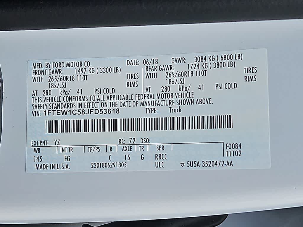 Used 2018 Ford F150 Lariat RWD image 28