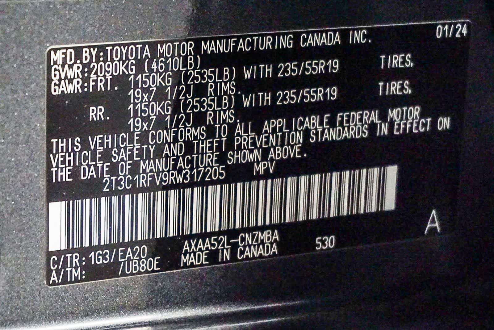 Certified 2024 Toyota RAV4 XLE Premium FWD image 44