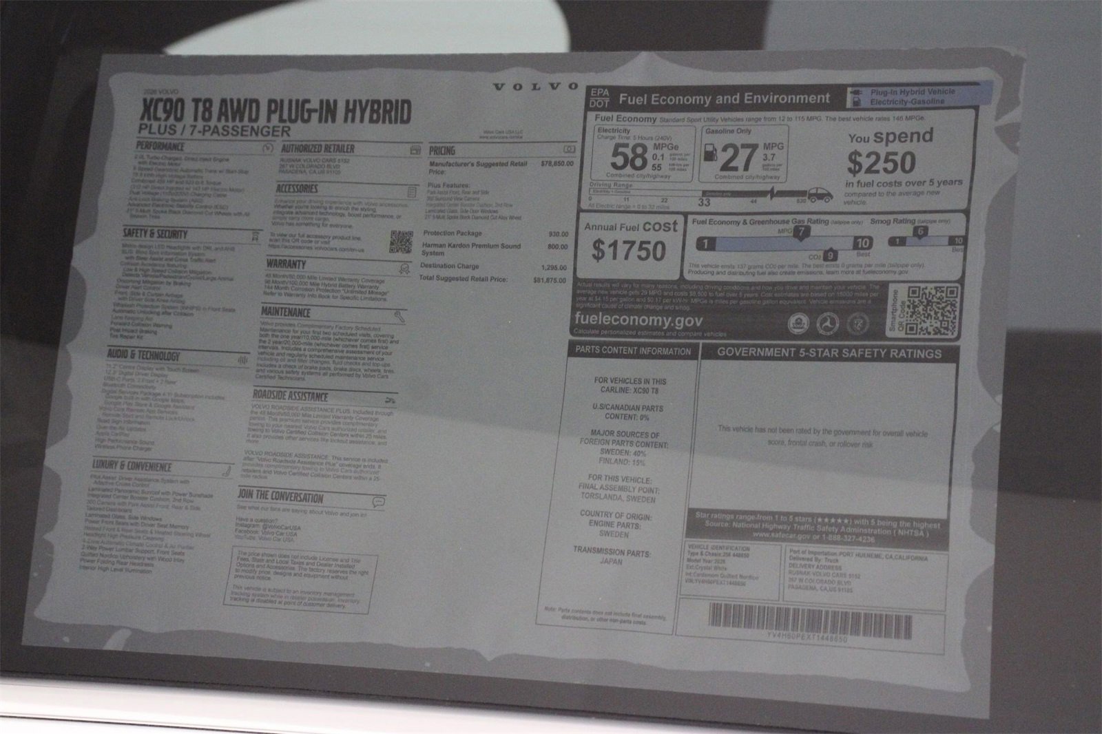 New 2026 Volvo XC90 T8 Plus image 18