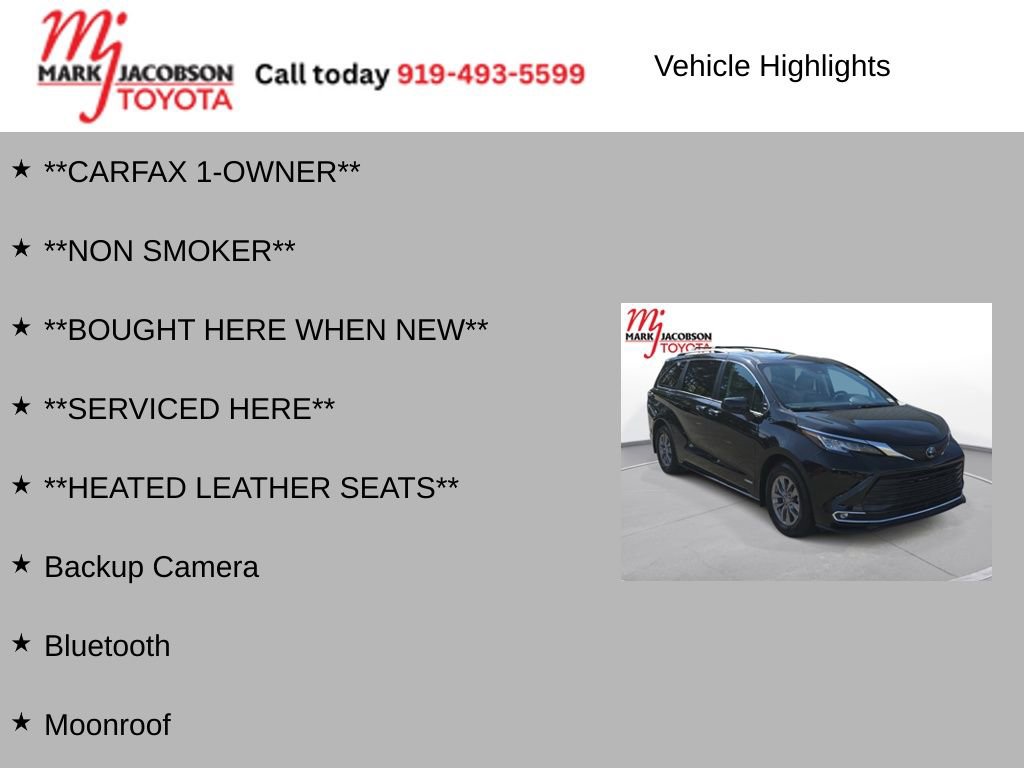 Used 2021 Toyota Sienna XLE image 5