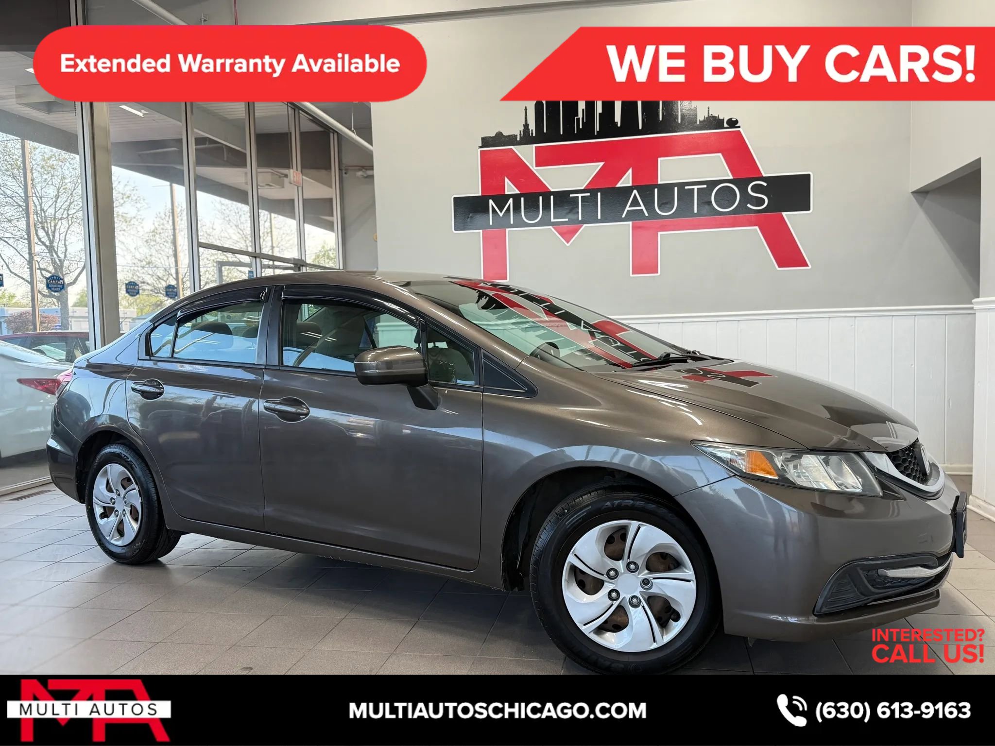 Used 2014 Honda Civic LX image 1