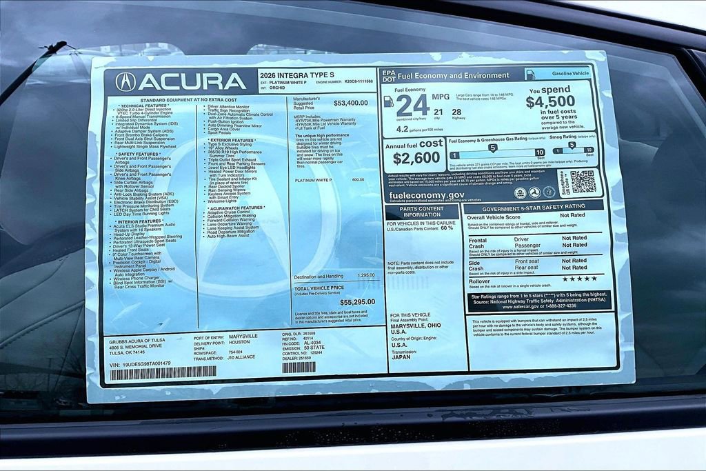 New 2026 Acura Integra Type S FWD image 39