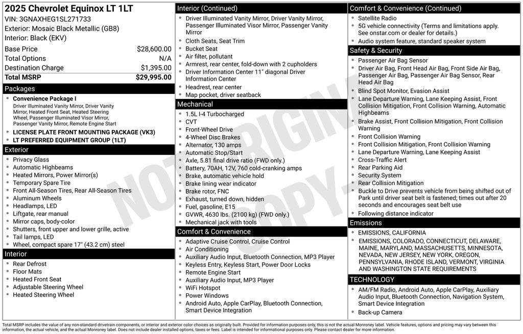 Used 2025 Chevrolet Equinox LT image 2