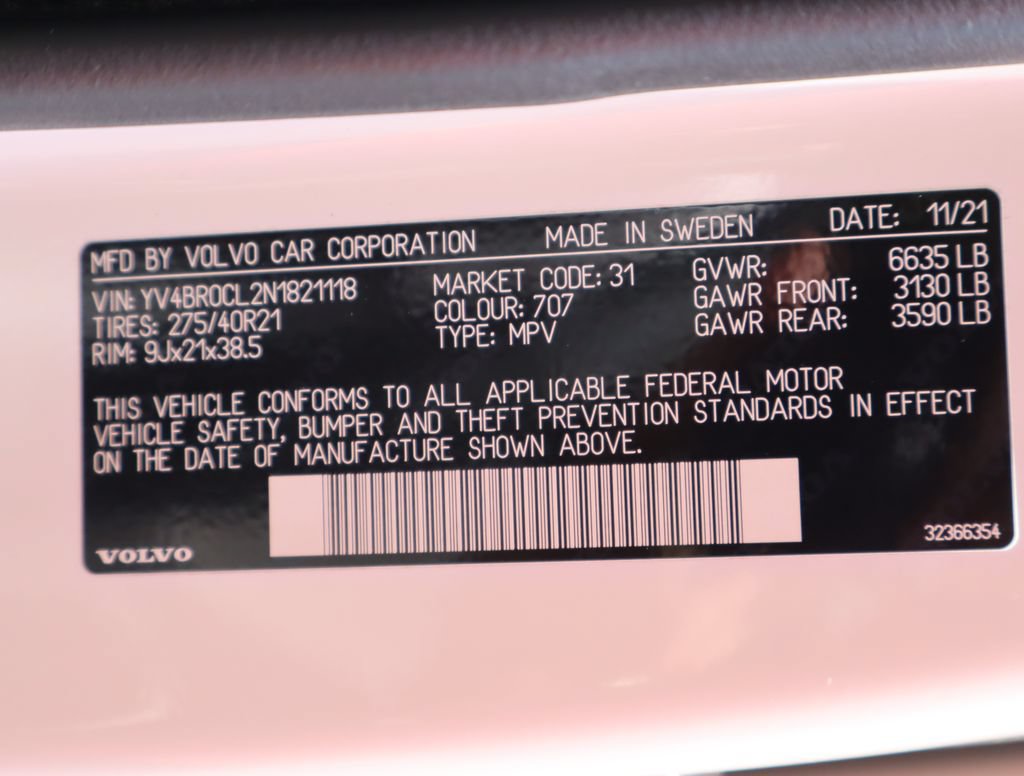 Used 2022 Volvo XC90 T8 Inscription AWD/4WD image 54