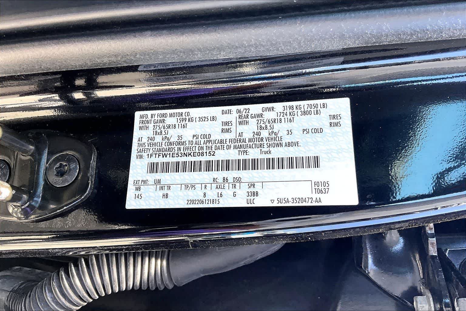 Used 2022 Ford F150 Lariat w/ Equipment Group 502A High AWD/4WD image 20