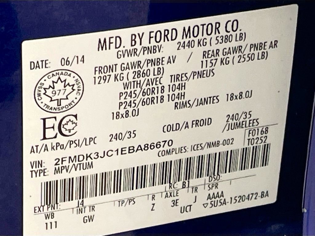 Used 2014 Ford Edge SEL w/ Equipment Group 202A image 35