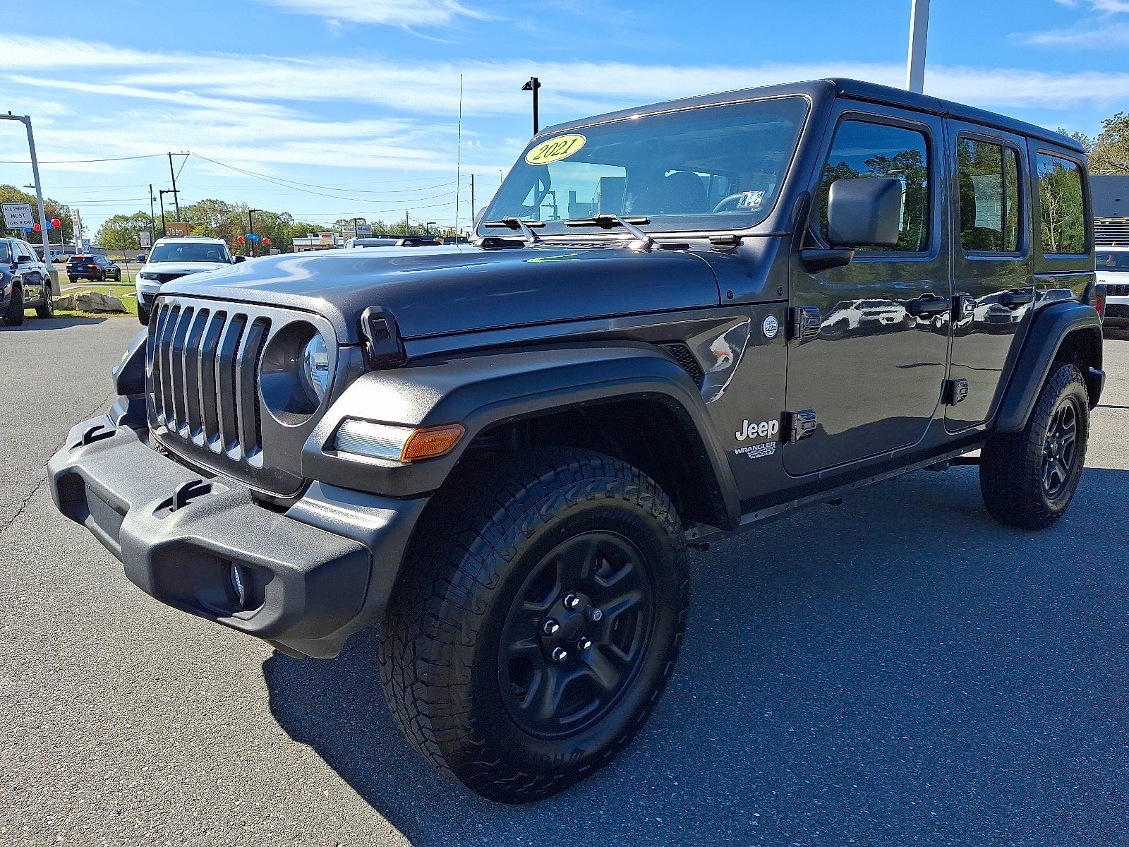 Used 2021 Jeep Wrangler Unlimited Sport image 3