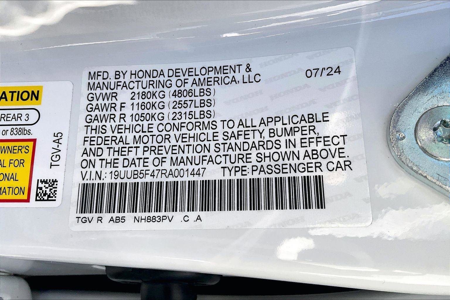 Certified 2024 Acura TLX Technology Package image 35