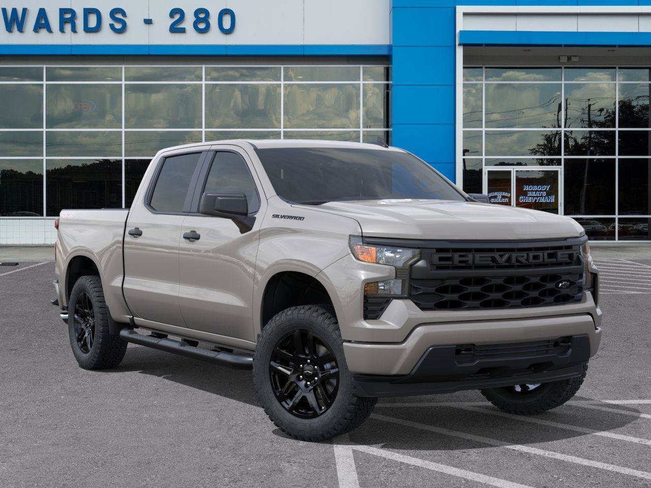 New 2026 Chevrolet Silverado 1500 Custom w/ Turbomax Blackout Package AWD/4WD image 7