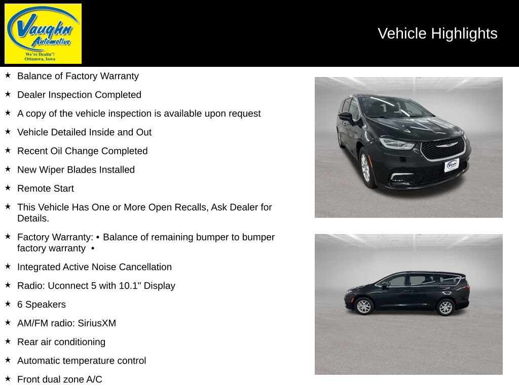 Used 2025 Chrysler Pacifica Select FWD image 2