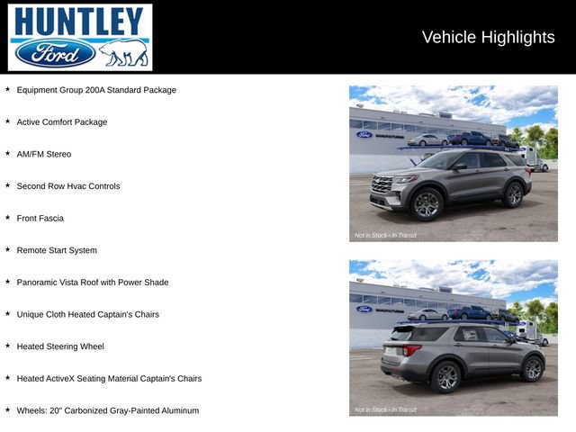 New 2027 Ford Explorer Active w/ Active Comfort Package AWD/4WD image 2