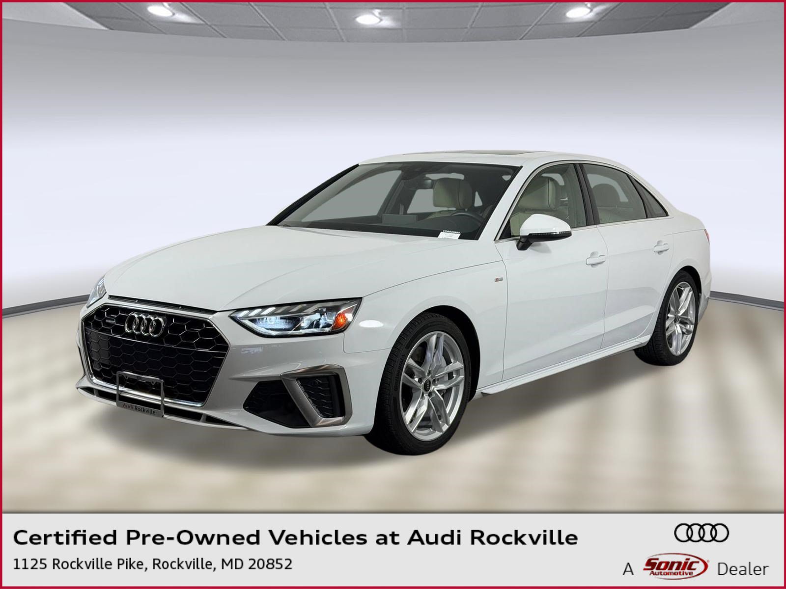 Certified 2023 Audi A4 2.0T Premium w/ Convenience Package AWD/4WD image 1