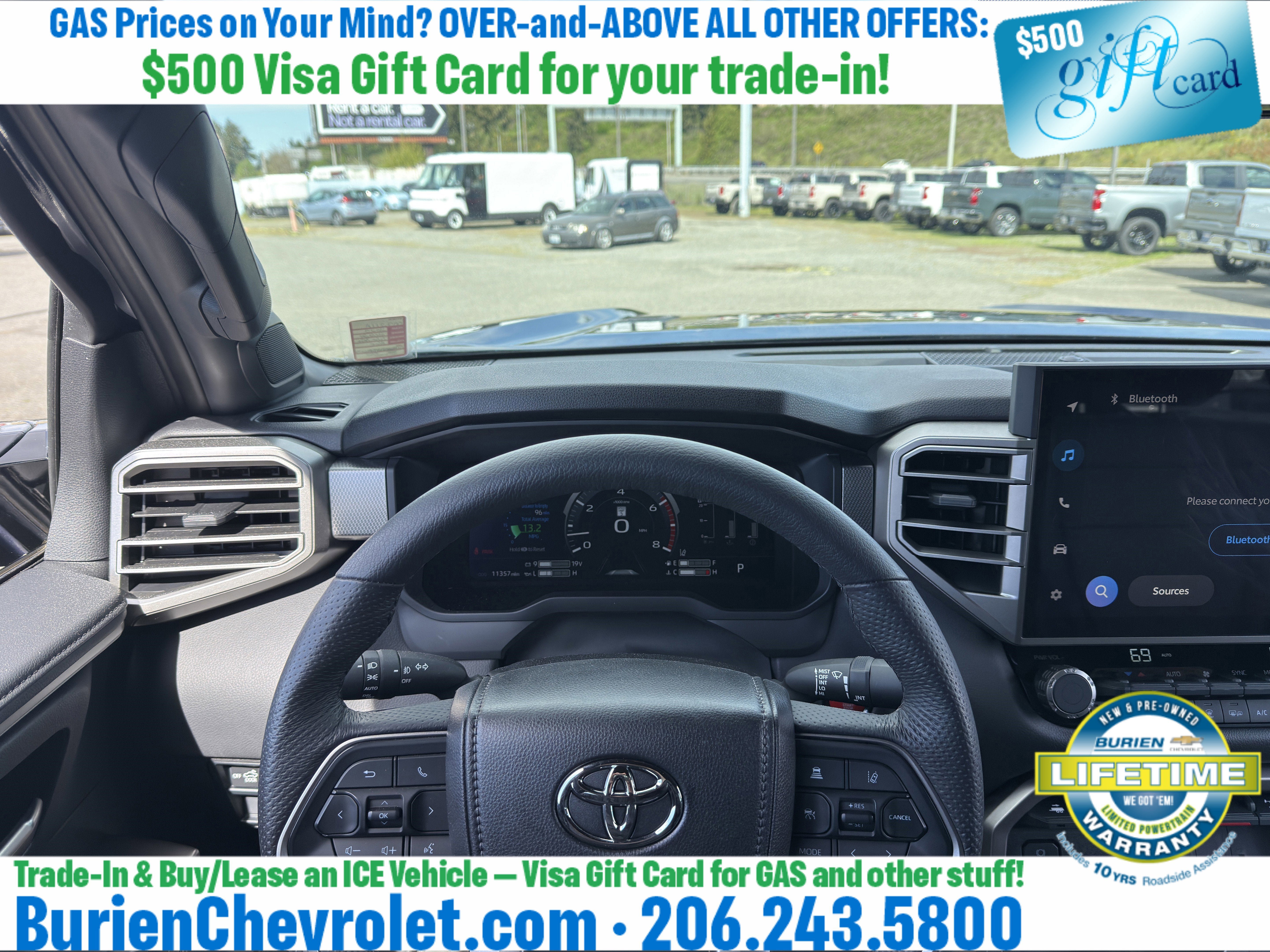 Used 2025 Toyota Tundra Limited w/ TRD Off-Road Package AWD/4WD image 21