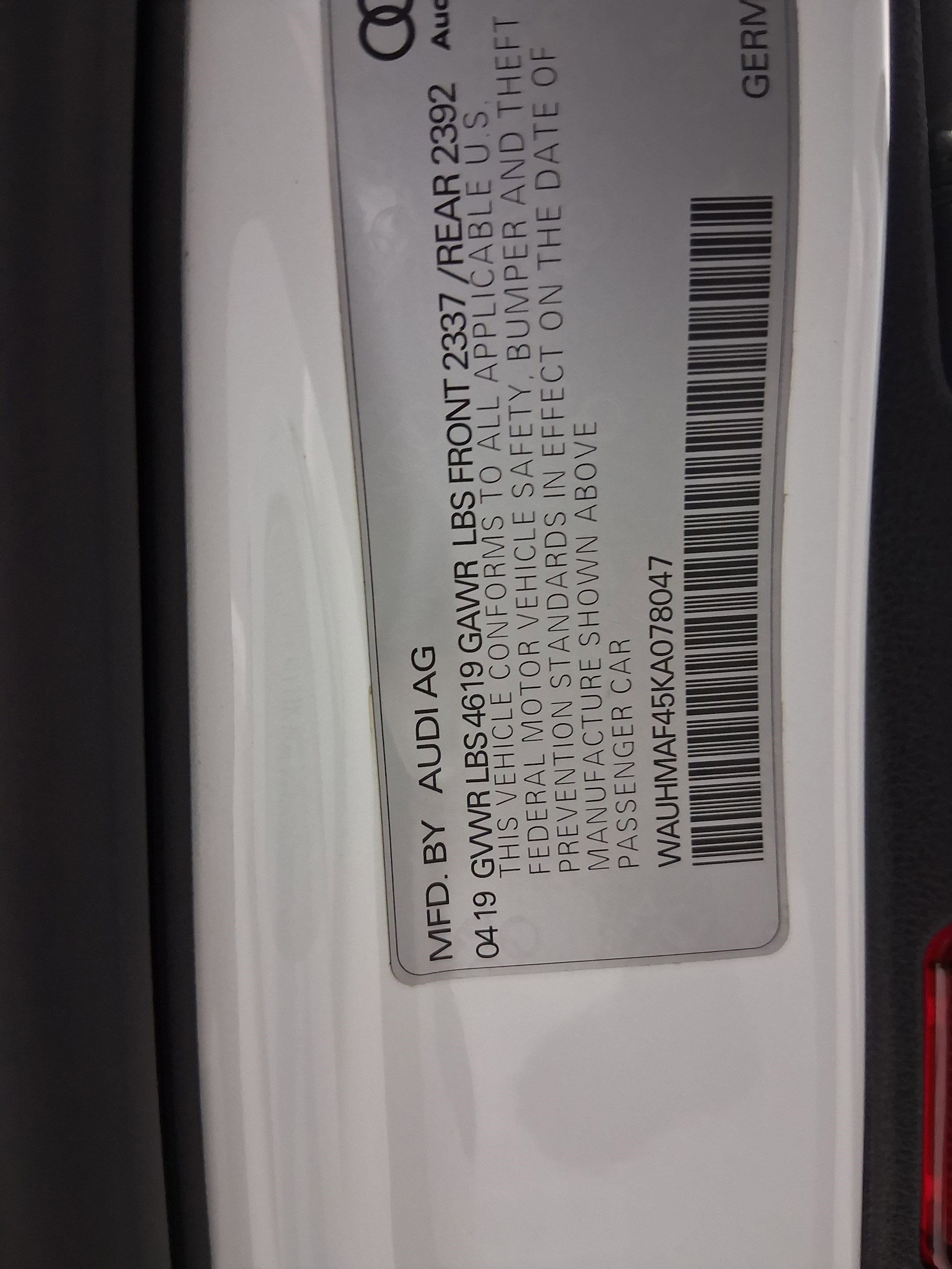 Used 2019 Audi A4 2.0T Premium Plus w/ Premium Plus Package FWD image 20