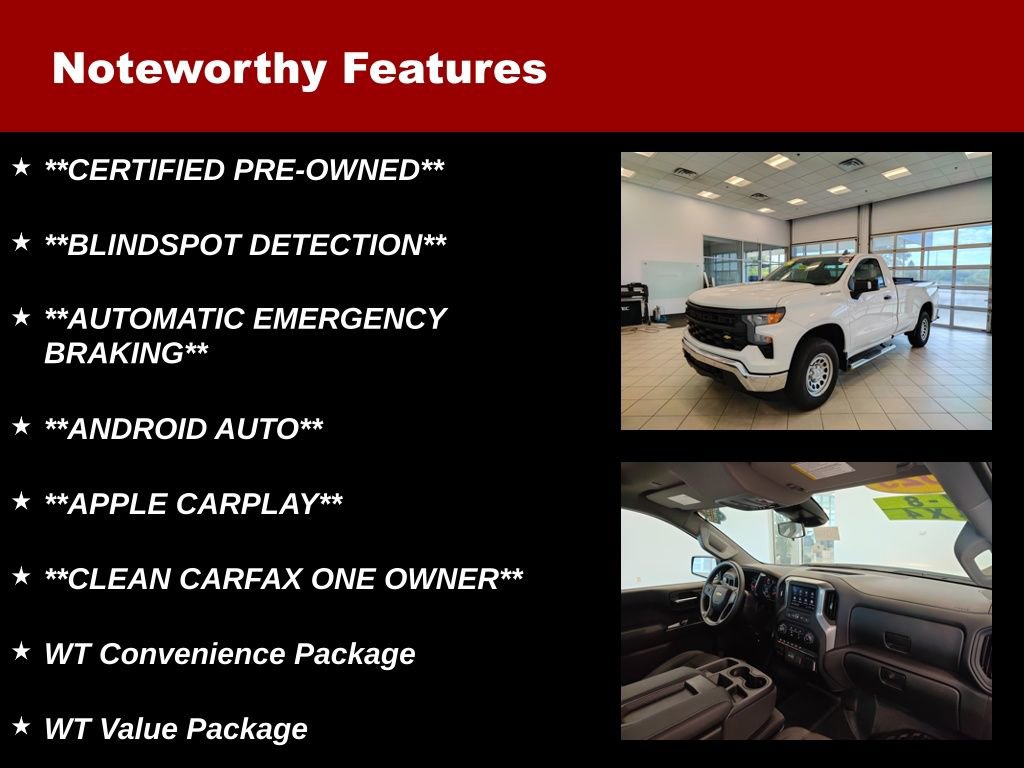 Used 2025 Chevrolet Silverado 1500 W/T w/ WT Safety Package image 7