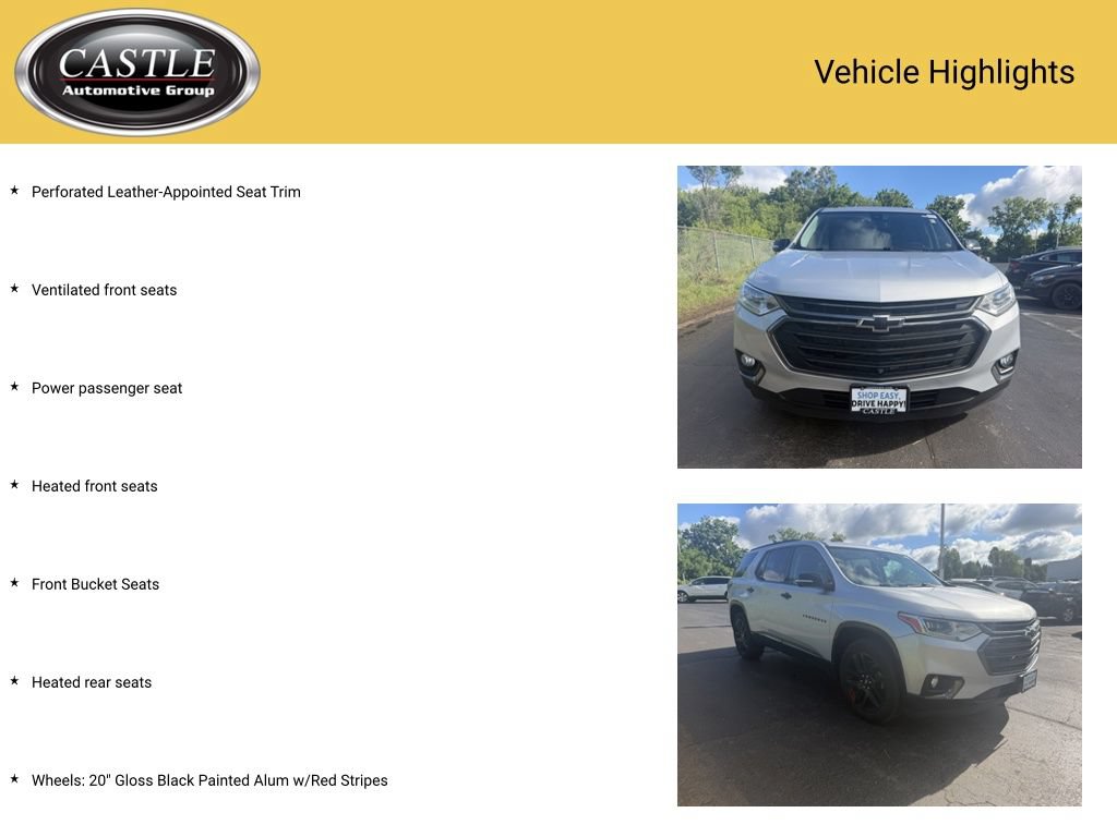 Used 2020 Chevrolet Traverse Premier w/ Redline Edition AWD/4WD image 7