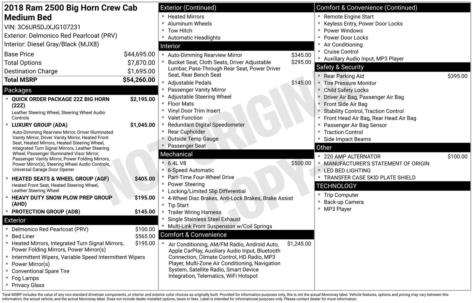 Used 2018 RAM 2500 Big Horn image 6