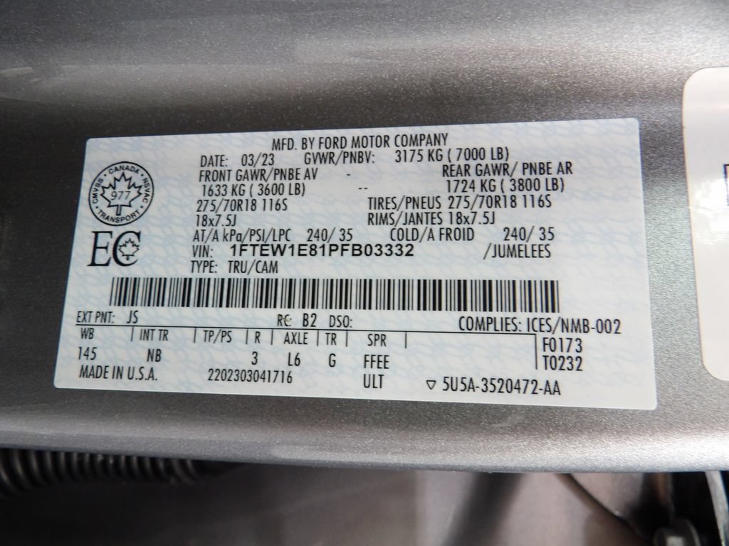 Used 2023 Ford F150 Tremor w/ Equipment Group 402A High AWD/4WD image 66