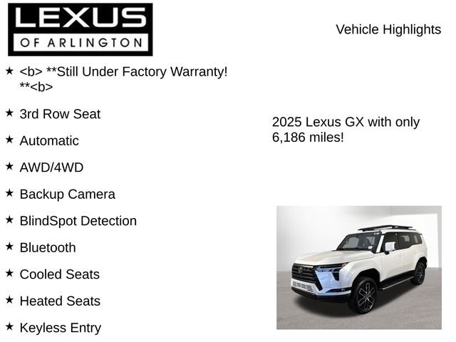 Used 2025 Lexus GX 550 w/ Cold Area Package image 8