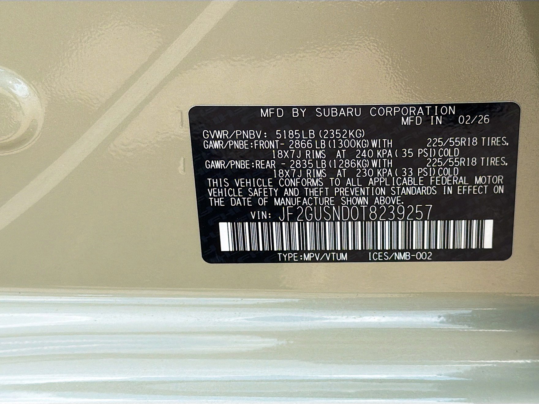 New 2026 Subaru Crosstrek 2.5i Limited image 42