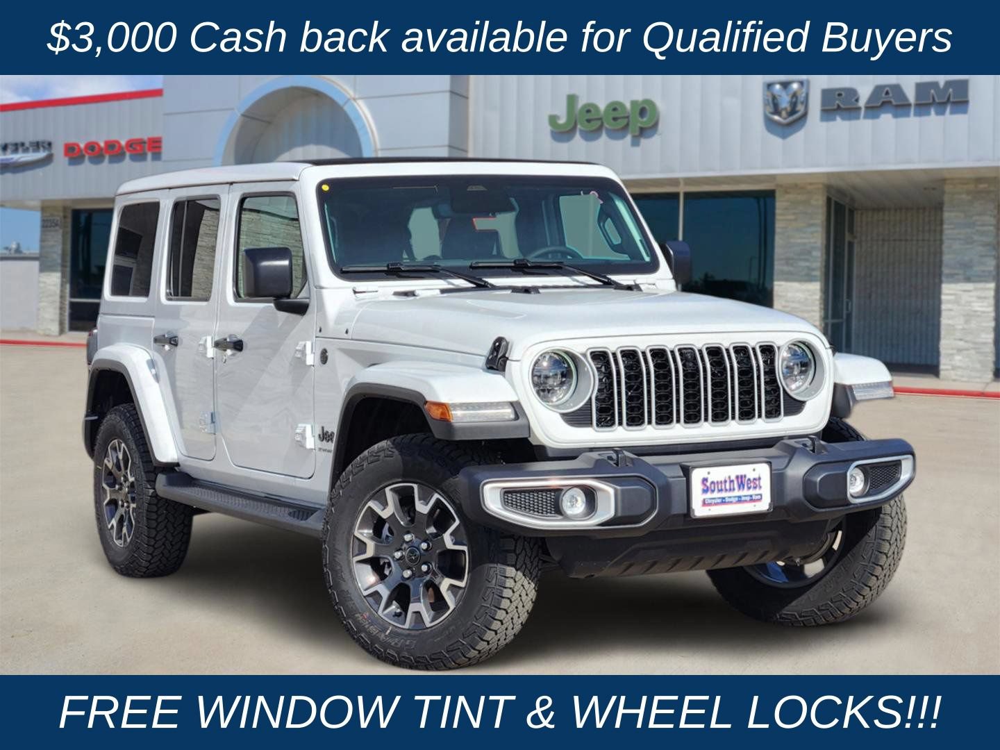 New 2026 Jeep Wrangler Unlimited Sahara AWD/4WD image 1
