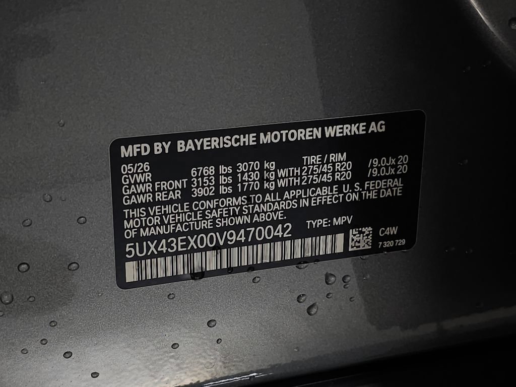 Used 2027 BMW X6 M60i w/ Executive Package AWD/4WD image 34