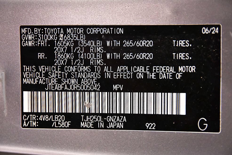 Used 2024 Toyota Land Cruiser w/ Premium Package AWD/4WD image 16
