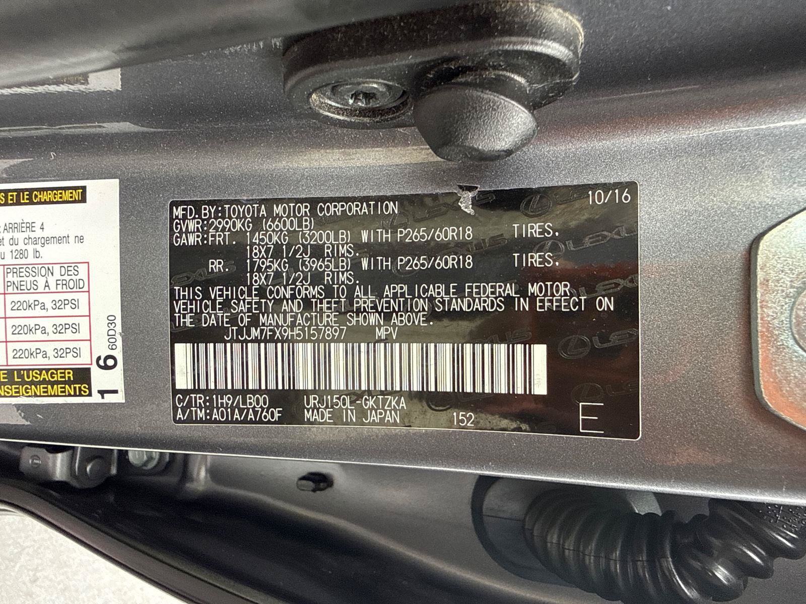 Used 2017 Lexus GX 460 Luxury w/ Preferred Accessory Package AWD/4WD image 35