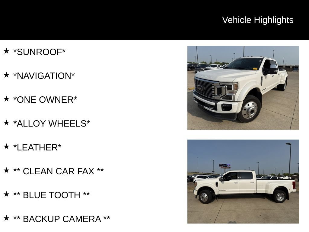Used 2020 Ford F450 Platinum w/ FX4 Off-Road Package AWD/4WD image 4
