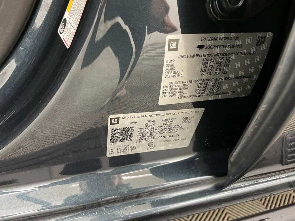 Certified 2021 Chevrolet Silverado 1500 LT Trail Boss w/ Convenience Package II image 35