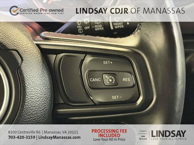 Certified 2020 Jeep Wrangler Unlimited Sport AWD/4WD image 30