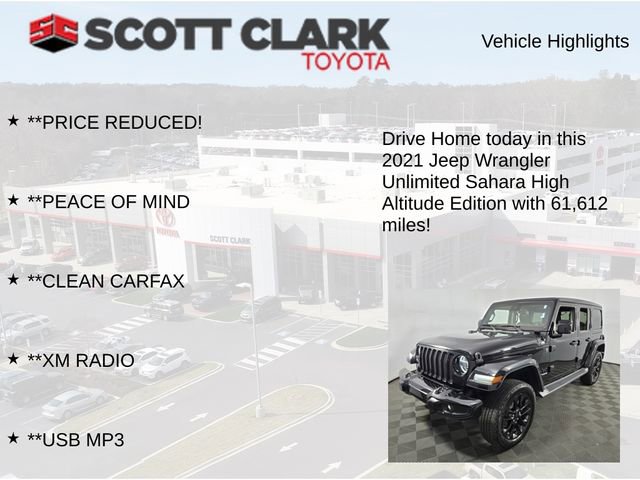 Used 2021 Jeep Wrangler Unlimited Sahara AWD/4WD image 8