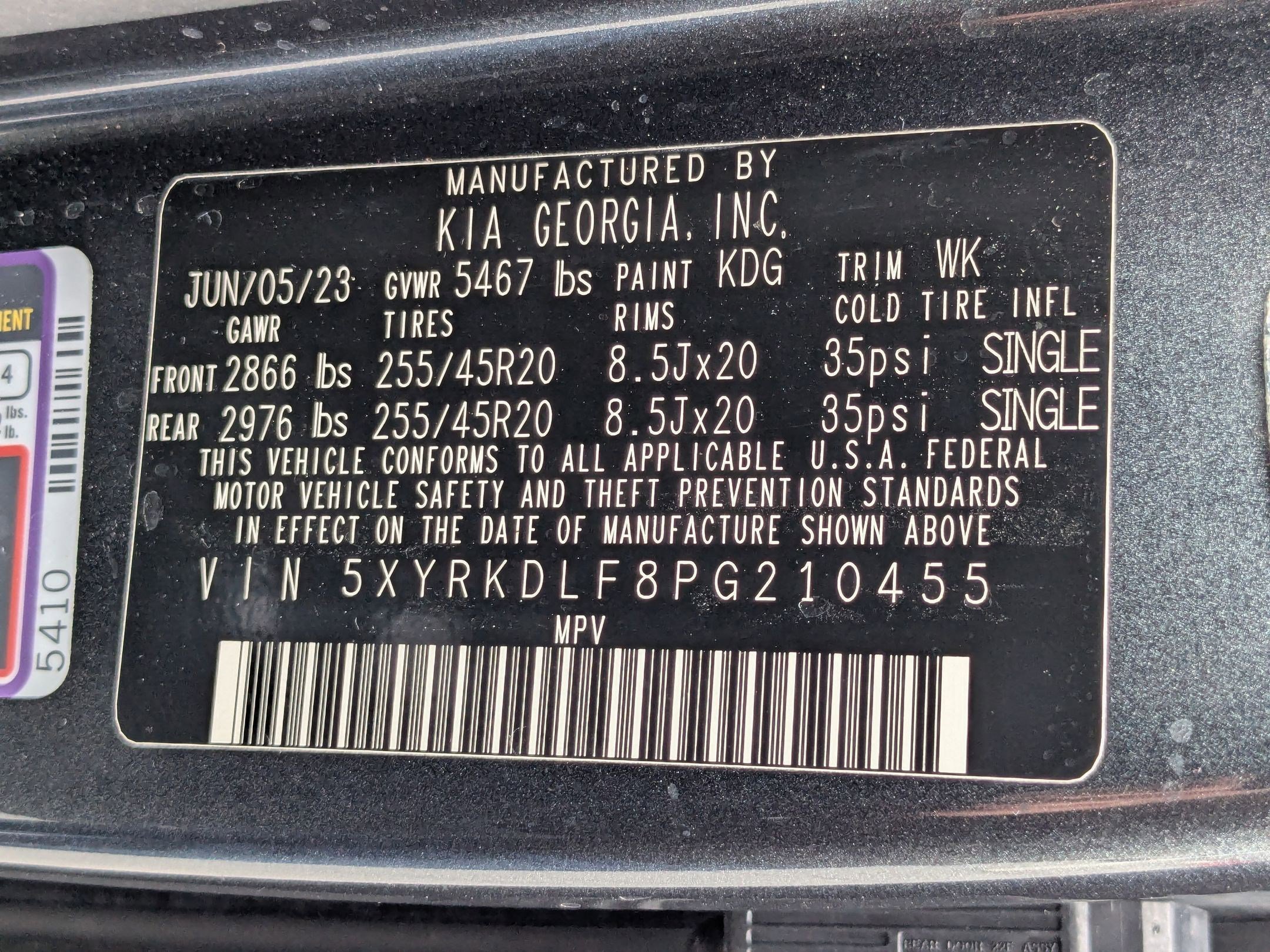 Certified 2023 Kia Sorento SX Prestige AWD/4WD image 34