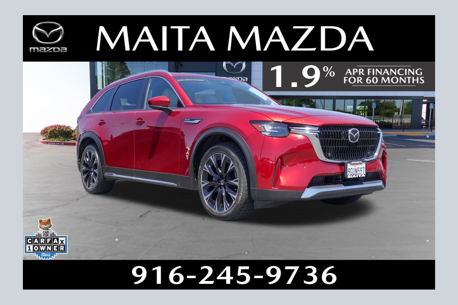 Certified 2024 MAZDA CX-90 Plug-In Hybrid w/ Premium Pkg AWD/4WD image 1