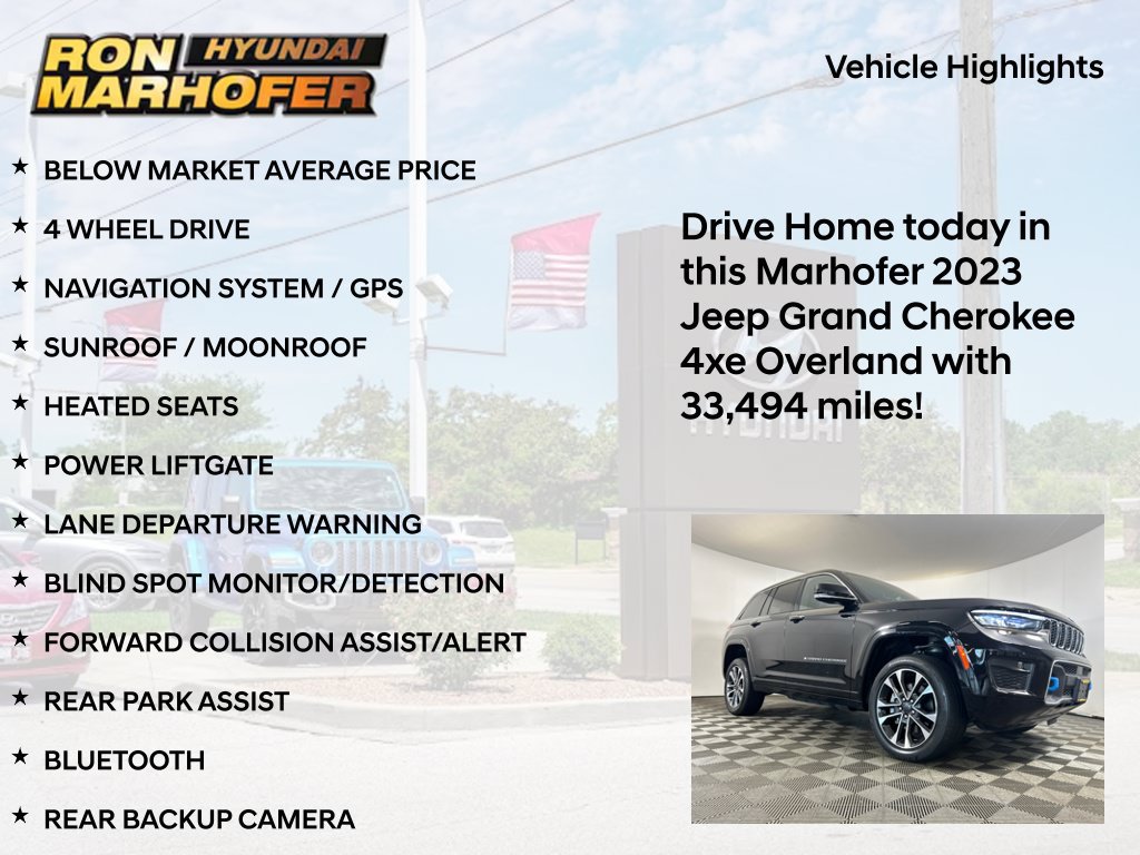 Used 2023 Jeep Grand Cherokee Overland w/ Luxury Tech Group IV AWD/4WD image 15