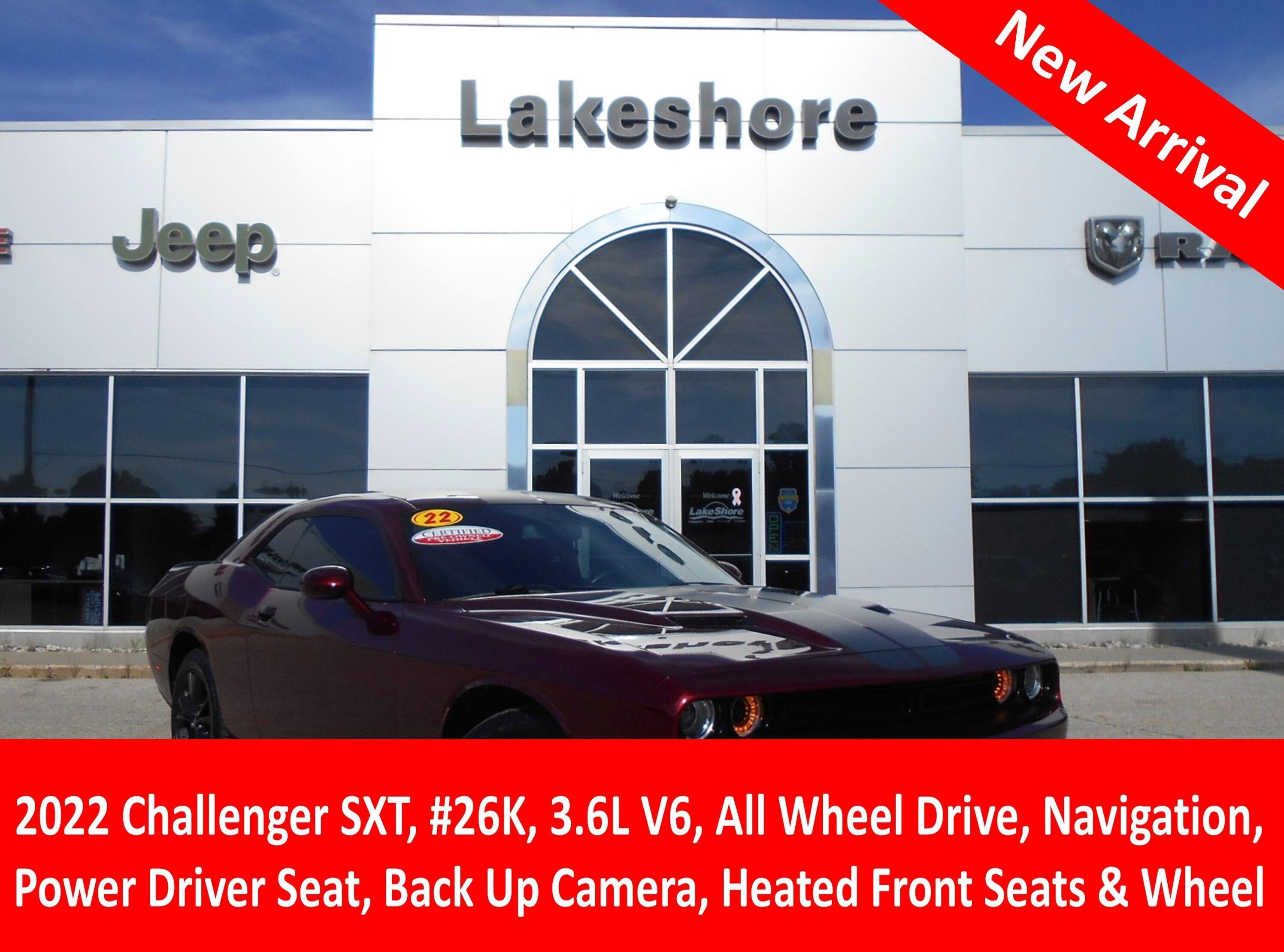 Certified 2022 Dodge Challenger SXT