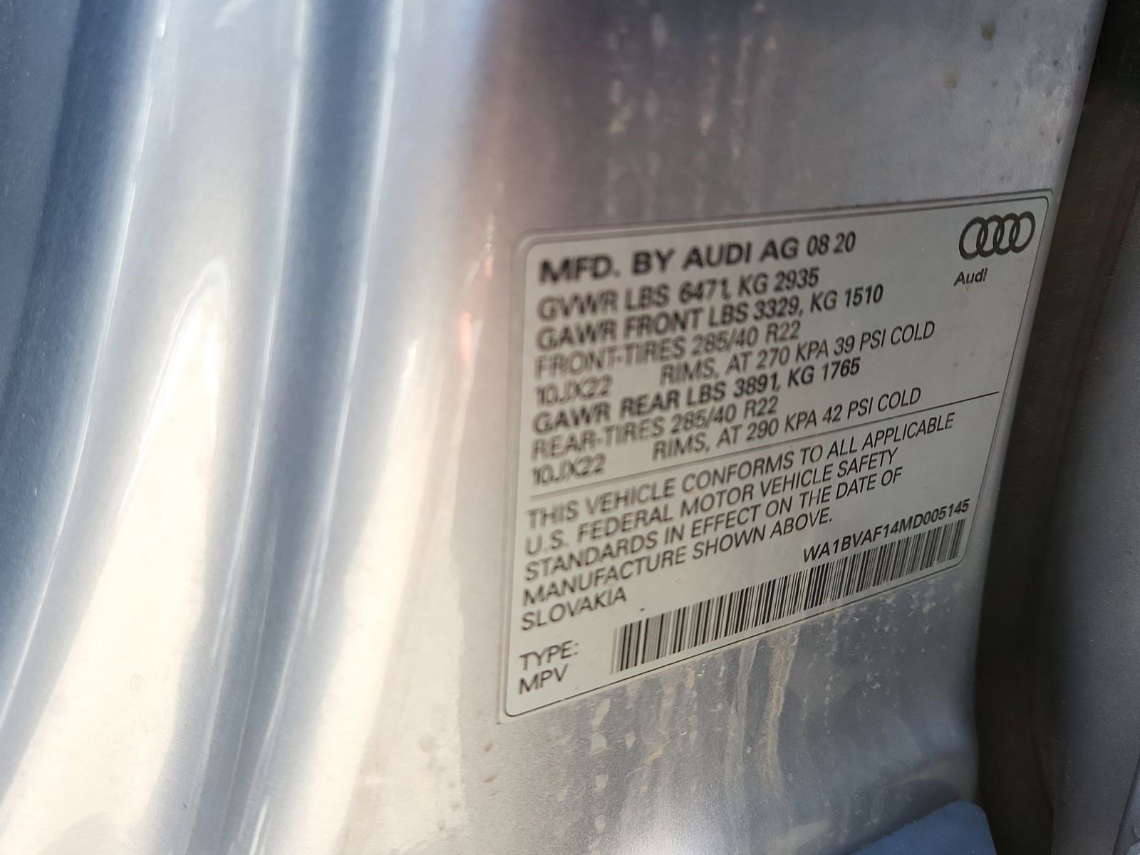 Used 2021 Audi Q8 Premium Plus w/ Premium Plus Package image 21