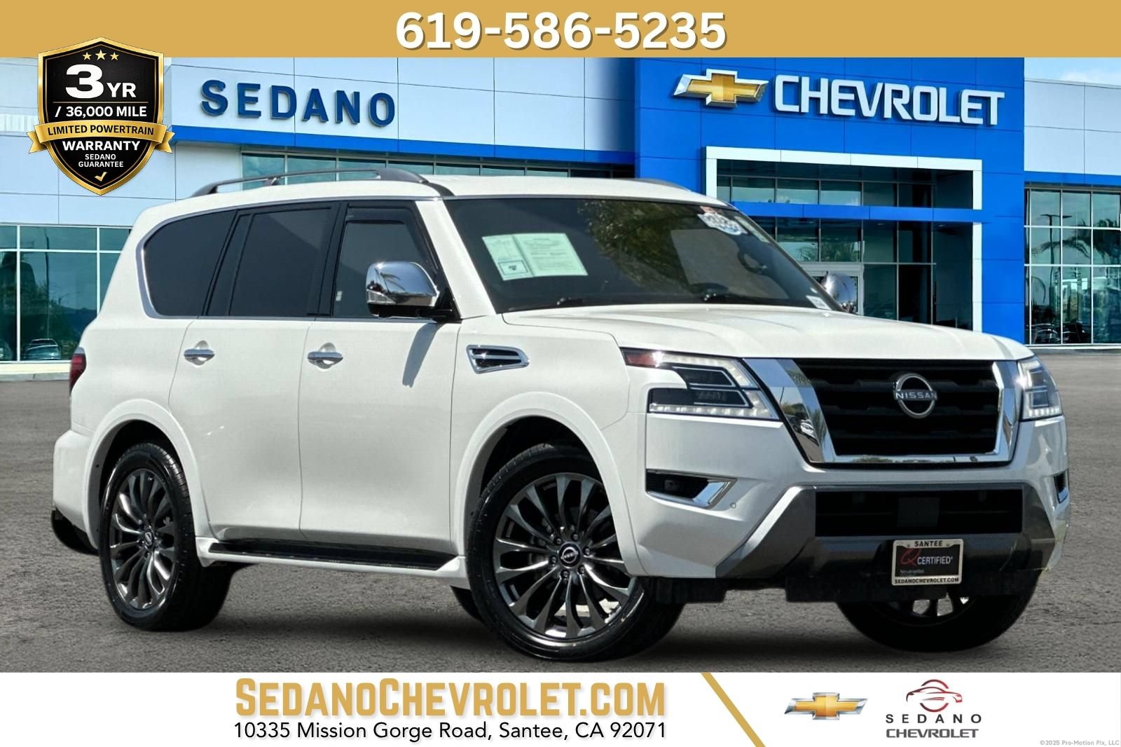 Used 2023 Nissan Armada Platinum w/ Captain's Chairs Package