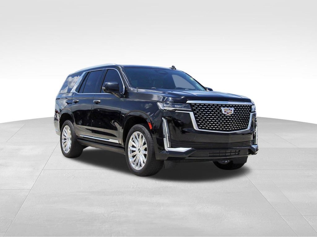 Used 2021 Cadillac Escalade Premium Luxury w/ Driver Assist Tech Package AWD/4WD image 1