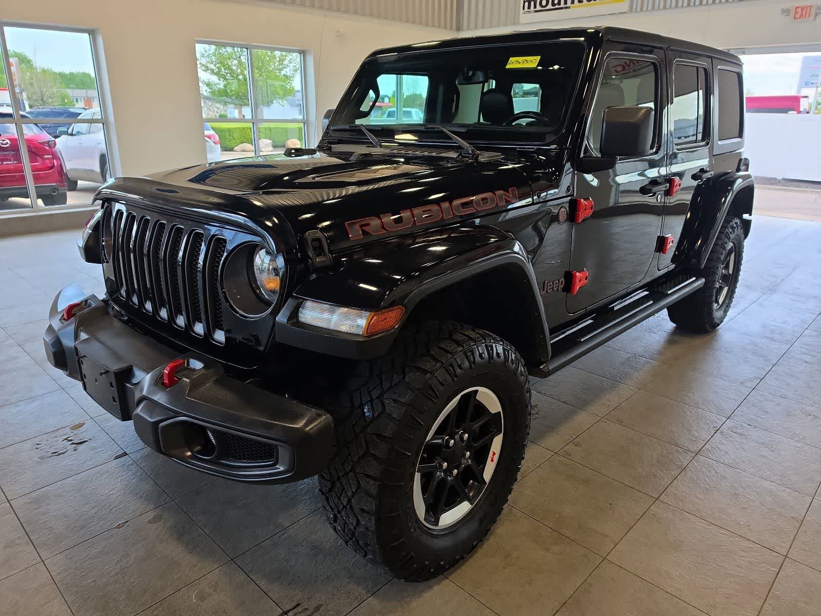 Used 2021 Jeep Wrangler Unlimited Rubicon w/ Uconnect 4C Nav & Sound Group AWD/4WD video 1