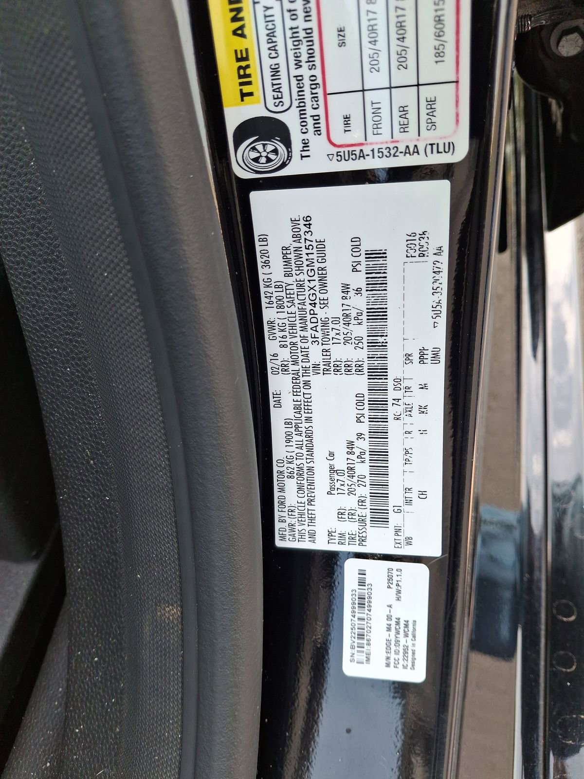 Used 2016 Ford Fiesta ST w/ ST Recaro Package FWD image 28