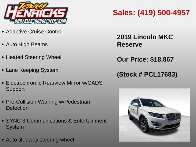 Used 2019 Lincoln MKC Reserve w/ MKC Technology Package AWD/4WD image 37