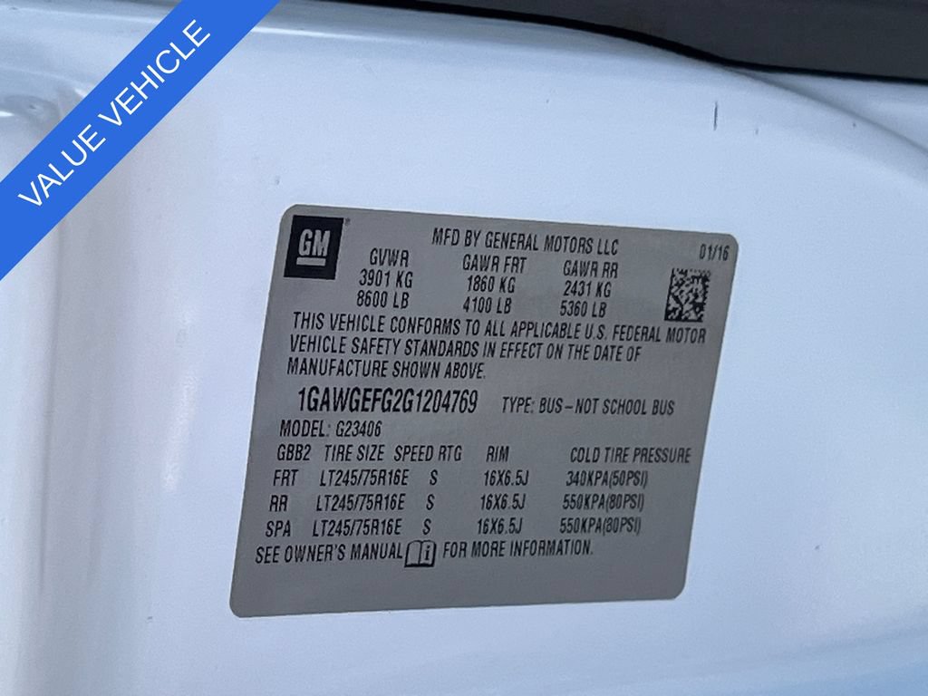 Used 2016 Chevrolet Express 2500 LS RWD image 28