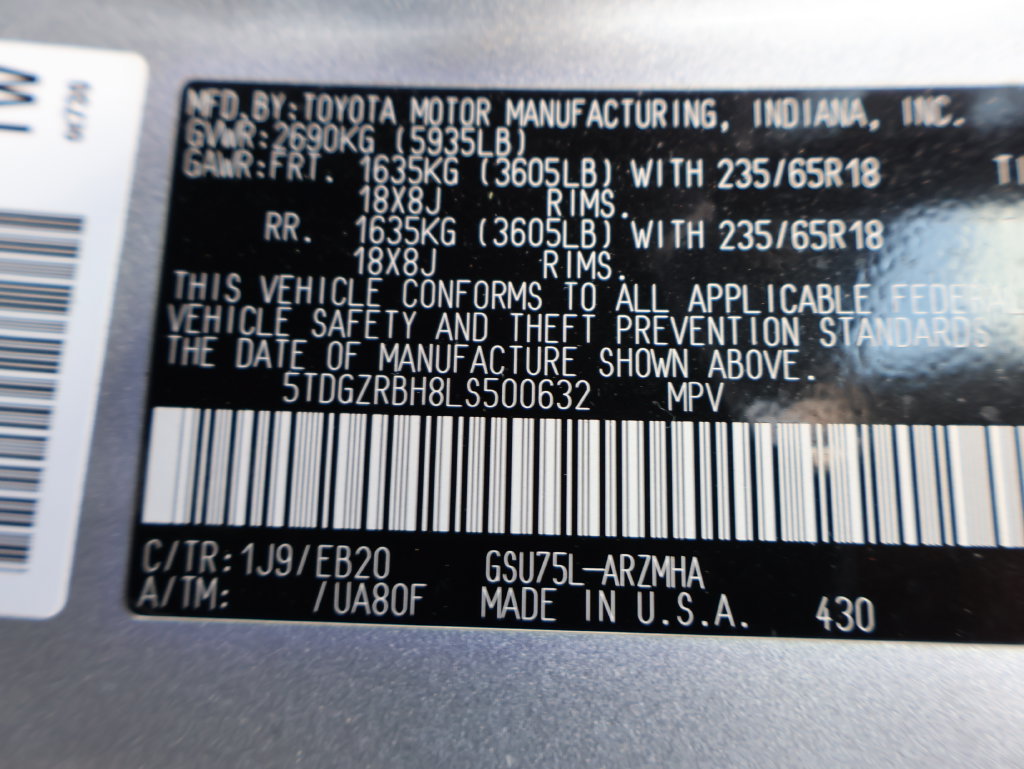 Used 2020 Toyota Highlander XLE AWD/4WD image 35